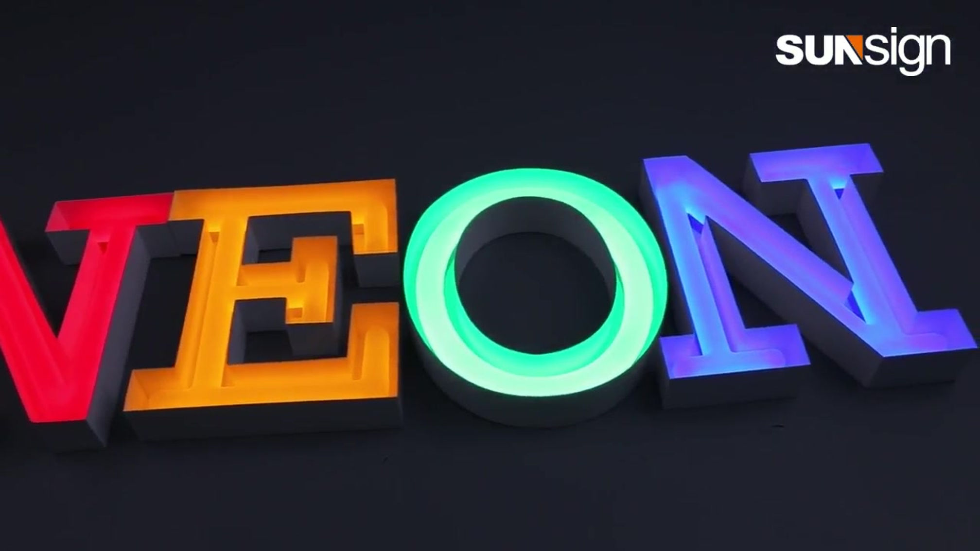 acrylic neon led letters